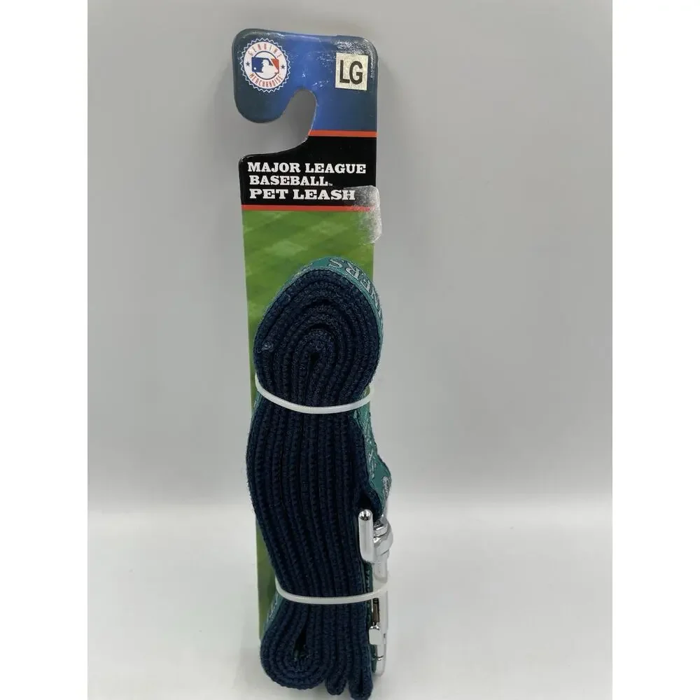 MLB Seattle Mariners Pet Collars & Leash - Size Large - NEW With Tags
